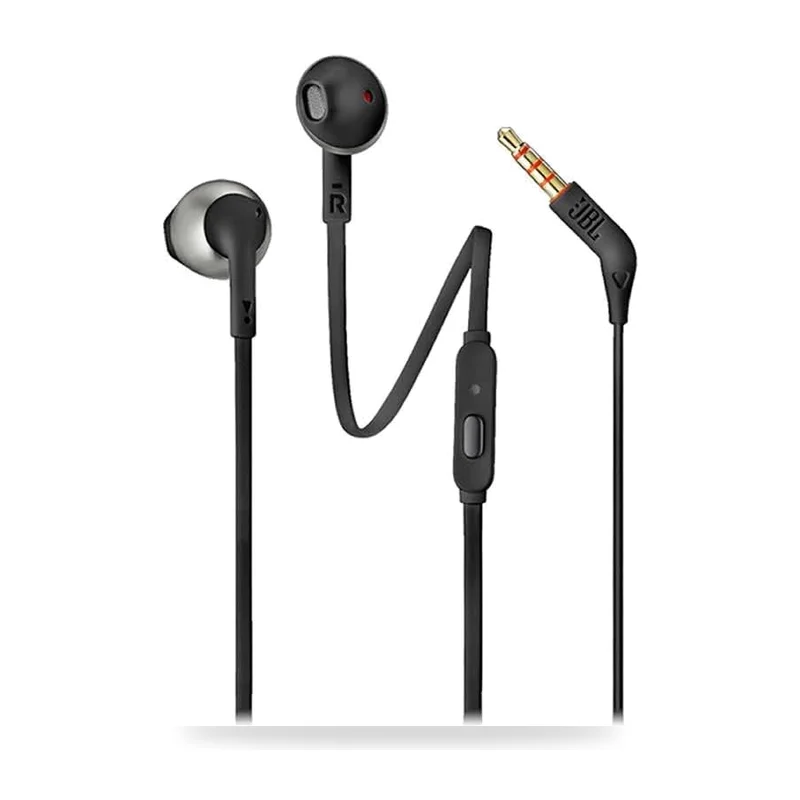 Auriculares Intrauditivos JBL Tune 205/ con Micrófono/ Jack 3.5/ Negros