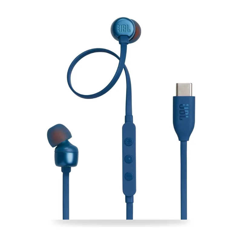 Auriculares Intrauditivos JBL Tune 310C/ con Micrófono/ Azules