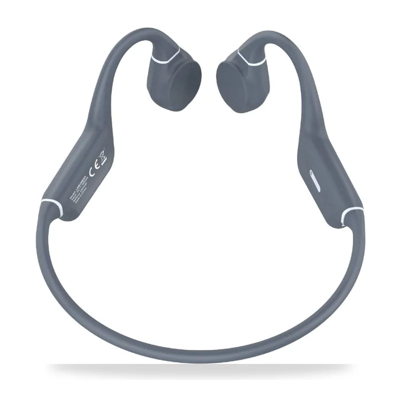 Auriculares Inalámbricos Deportivos de Conducción Ósea Leotec Osea Kuri/ con Micrófono/ Bluetooth/ Grises