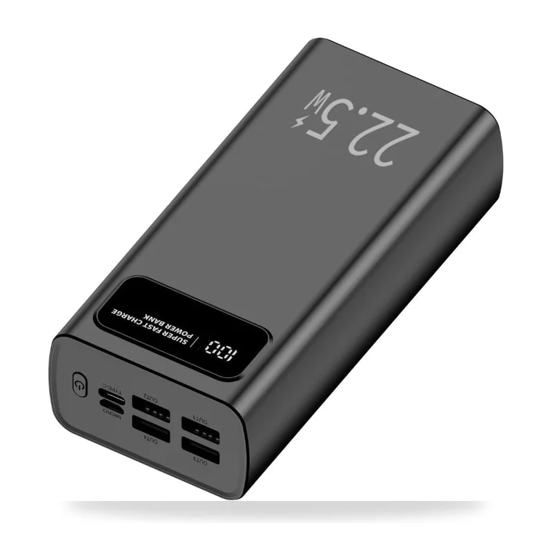 Powerbank 30000mAh Leotec LEPOW30W22W/ 22.5W/ Negra