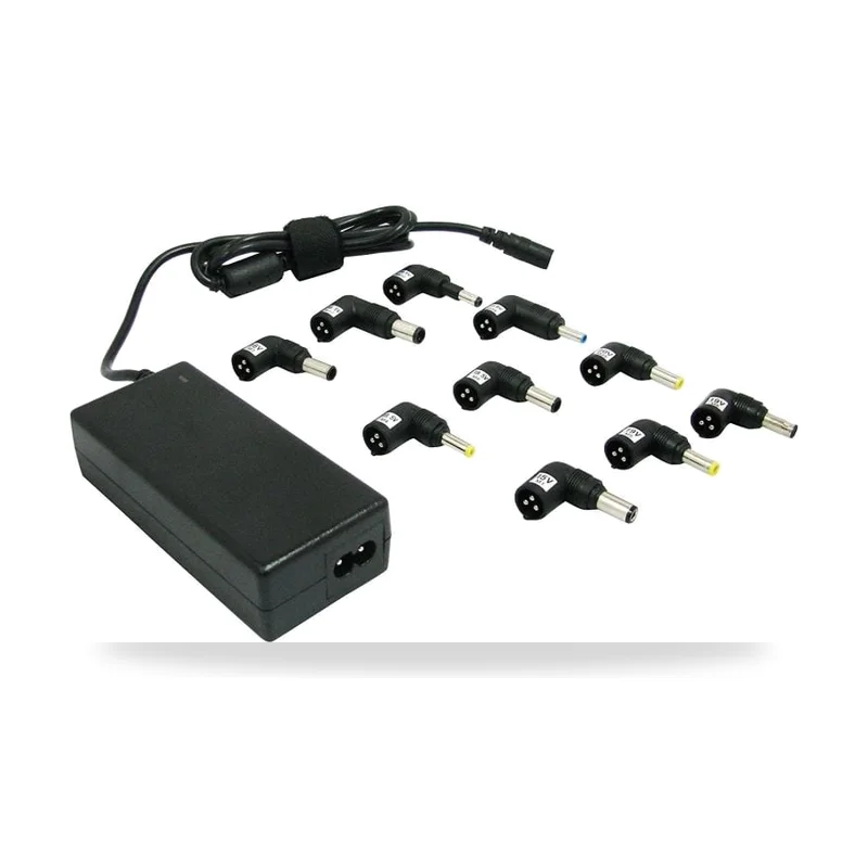 Cargador de Portátil Leotec/ 70W/ Automático/ 10 Conectores/ Voltaje 15-20V