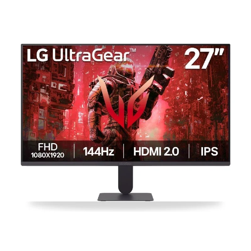 Monitor Gaming LG UltraGear G4 27G411A-B 27"/ Full HD/ 1ms/ 144Hz/ IPS/ Negro