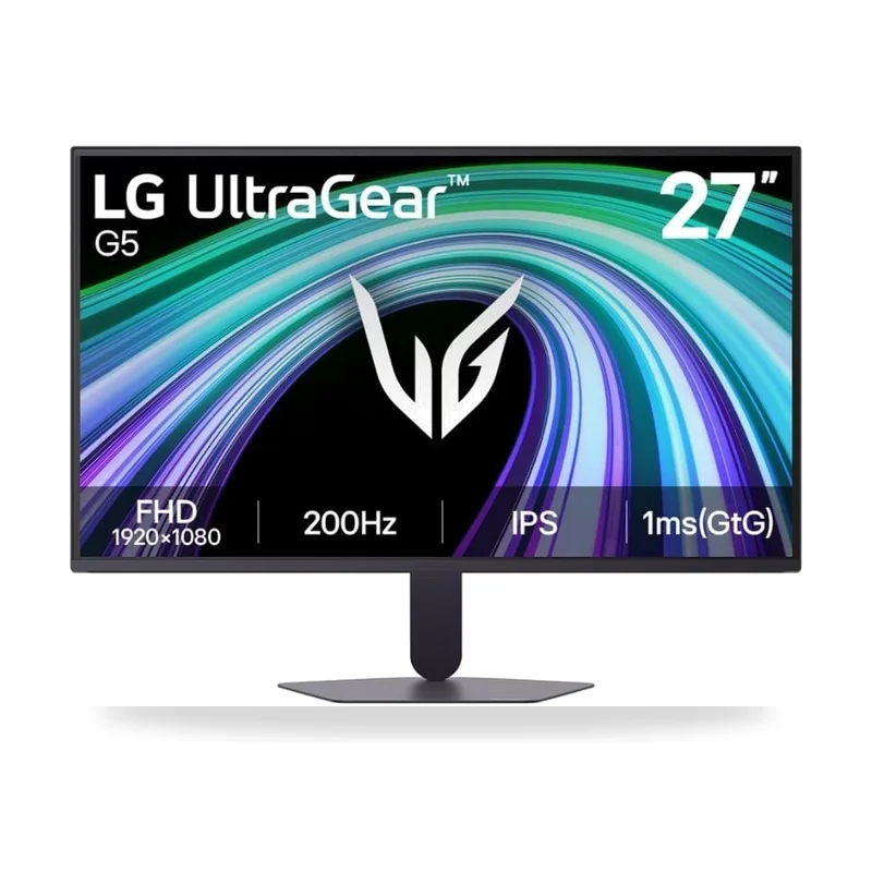 Monitor Gaming LG UltraGear G5 27G523B-B 27"/ Full HD/ 1ms/ 200Hz/ IPS/ Negro