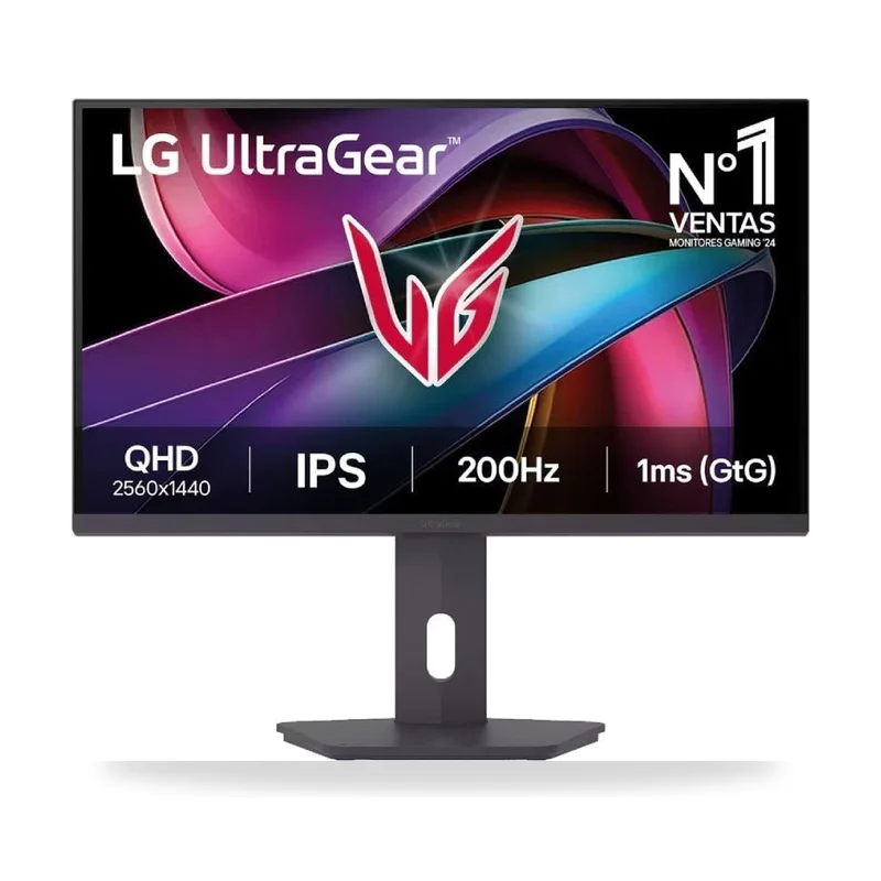 Monitor Gaming LG UltraGear 27G610A-B 27"/ QHD/ 1ms/ 200Hz/ IPS/ Regulable en altura/ Negro