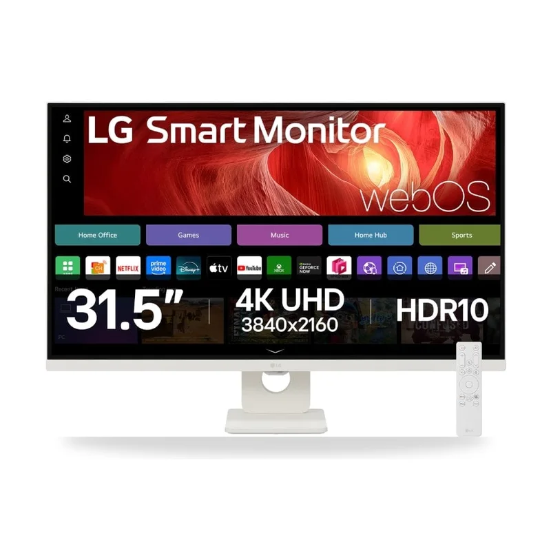 Smart Monitor LG 32U721SA-W 31.5"/ 4K/ Multimedia/ Smart TV/ Blanco