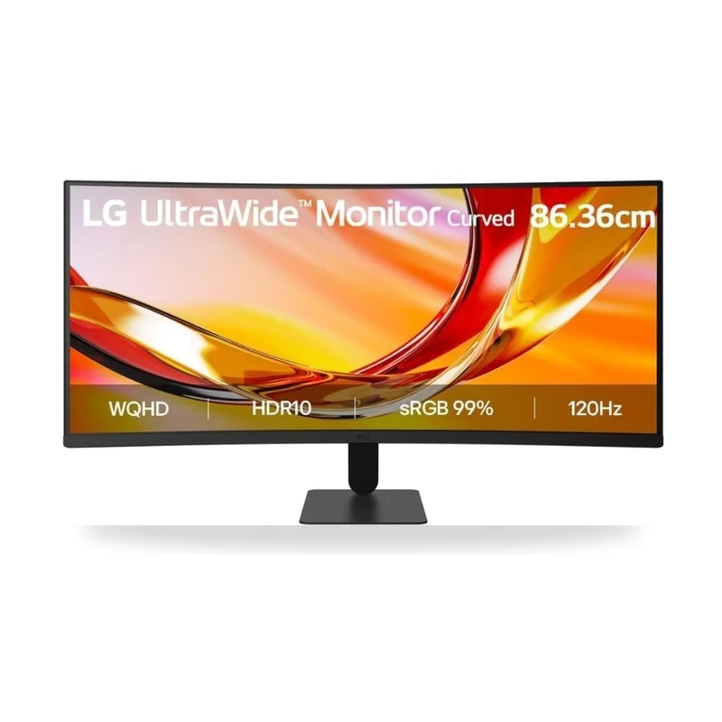 Monitor Profesional Ultrapanorámico Curvo LG 34U601B-B 34"/ WQHD/ Negro