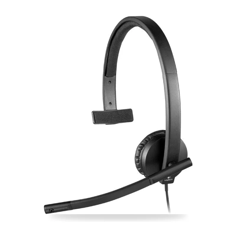Auricular Logitech H570E/ con Micrófono/ USB/ Negro