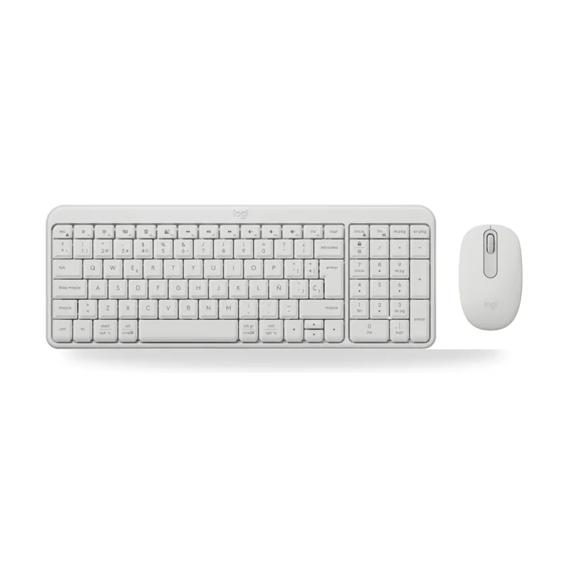 Teclado y Ratón Inalámbricos Logitech Wireless Combo MK250/ Blanco