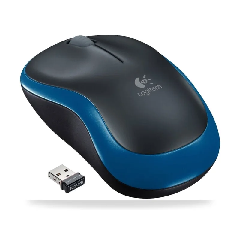 Ratón Inalámbrico Logitech M185/ Hasta 1000 DPI/ Azul