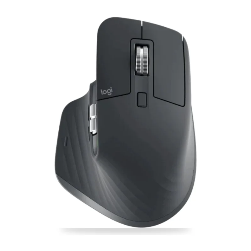 Ratón Ergonómico Inalámbrico Logitech MX Master 3S For Business/ Batería recargable/ Hasta 8000 DPI/ Grafito