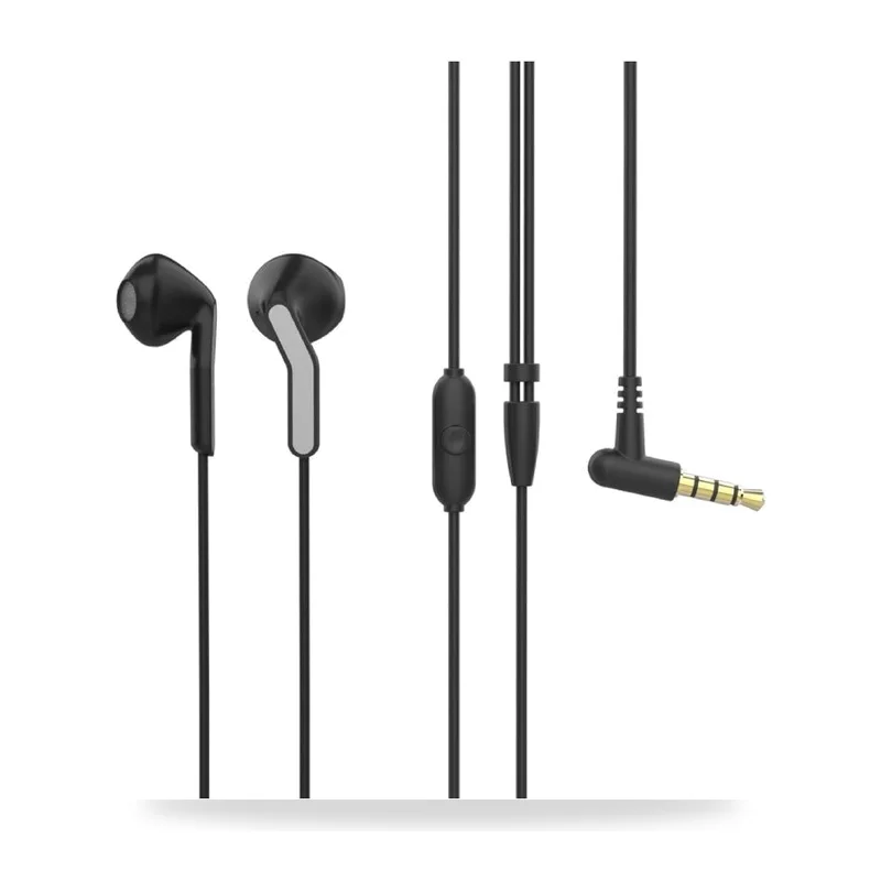 Auriculares Intrauditivos Muvit For Change MCHPH0001/ con Micrófono/ Jack 3.5/ Negros