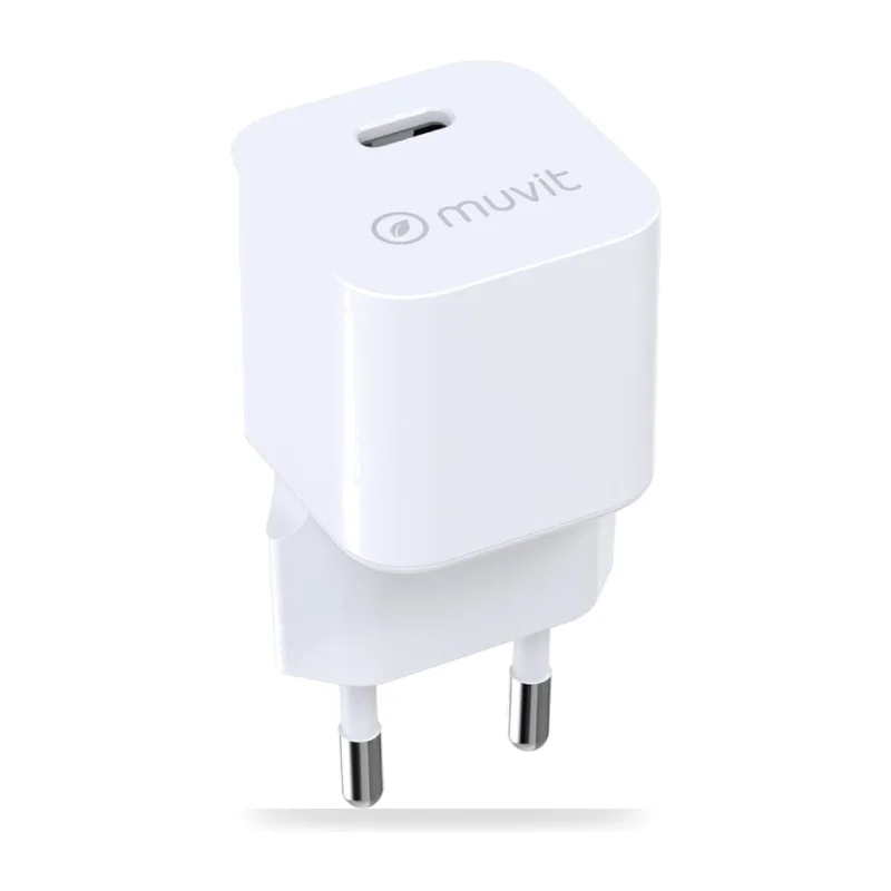 Cargador de Pared Muvit For Change MCACC0047/ 1xUSB Tipo-C/ 30W