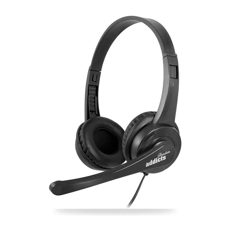 Auriculares NGS VOX505 USB/ con Micrófono/ USB/ Negros
