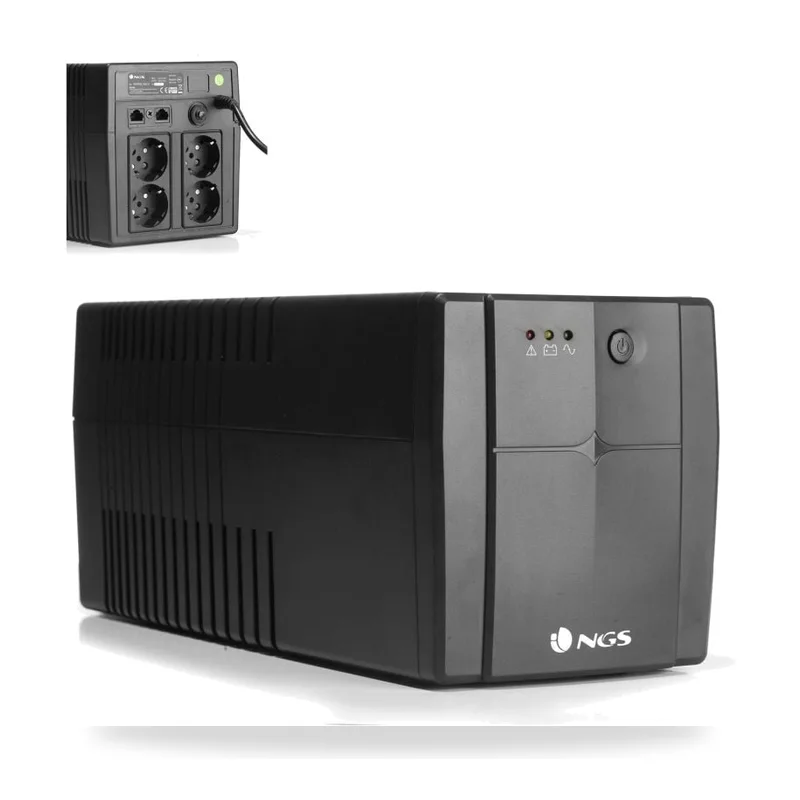 SAI Offline NGS Fortress 1500 V2/ 1200VA-720W/ 4 Salidas/ Formato Torre