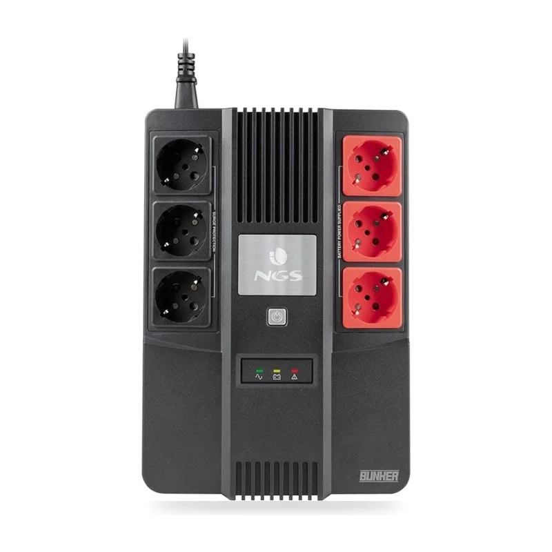 SAI Offline NGS Fortress Bunker/ 600VA-360W/ 6 Salidas/ Formato Bloque