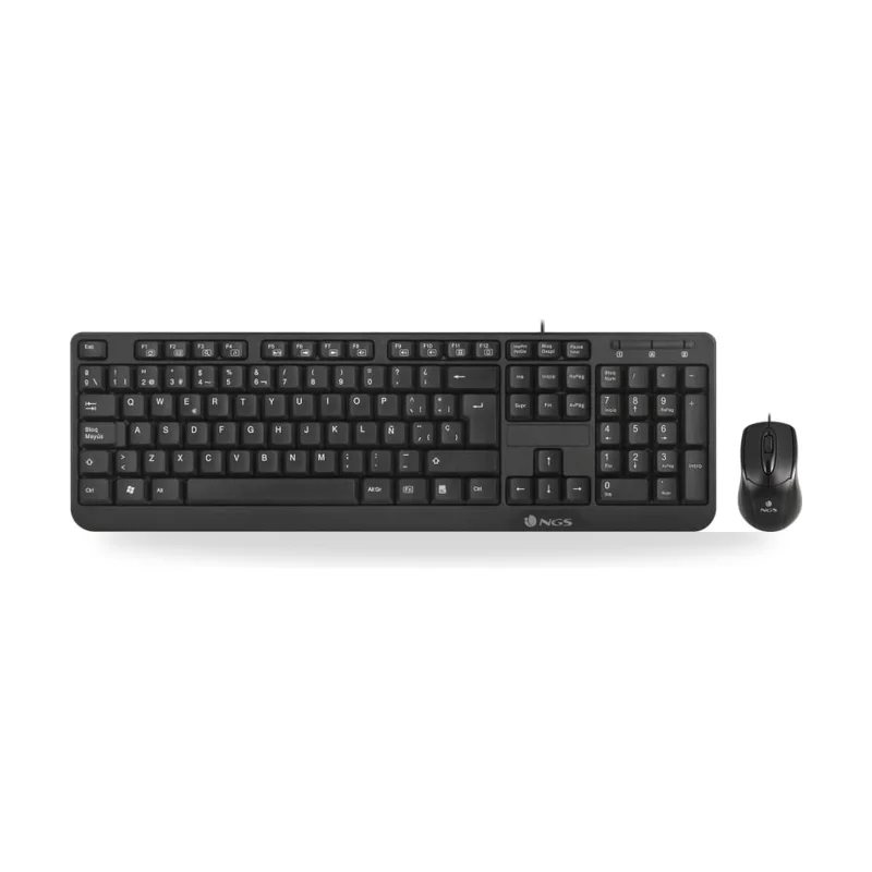 Teclado y Ratón NGS Cocoa KIT/ Portugués