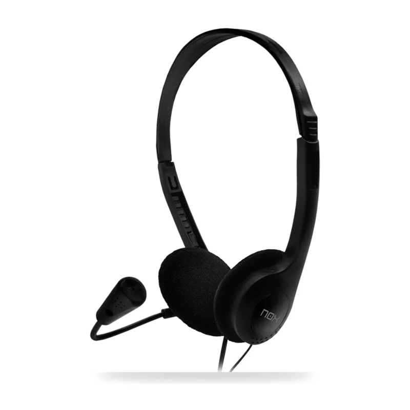 Auriculares Nox Voice One/ con Micrófono/ Jack 3.5/ Negros