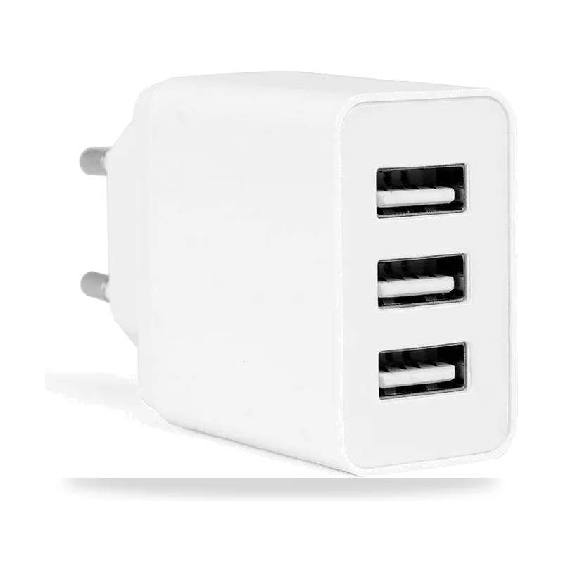 Cargador de Pared Orbegozo EN 1100/ 3xUSB/ 17W