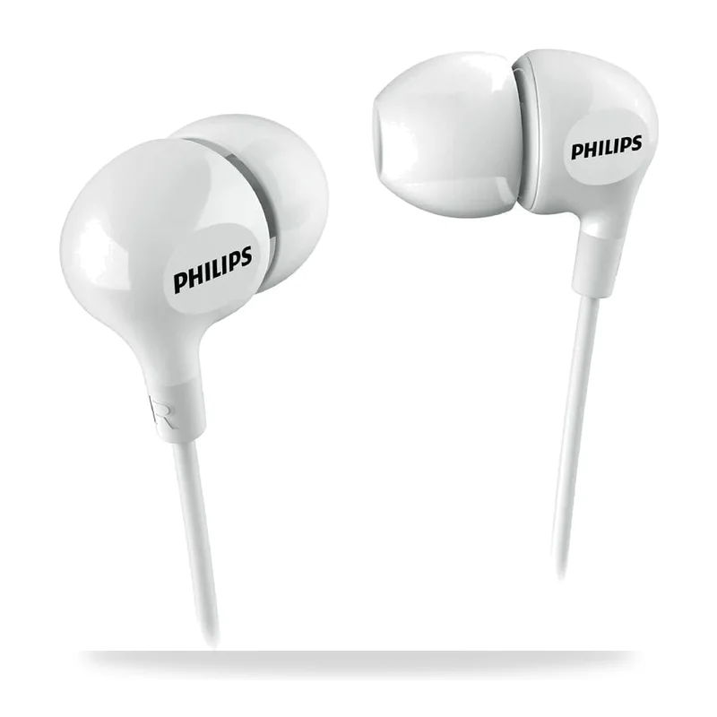 Auriculares Intrauditivos Philips SHE3550WT/ Jack 3.5/ Blancos