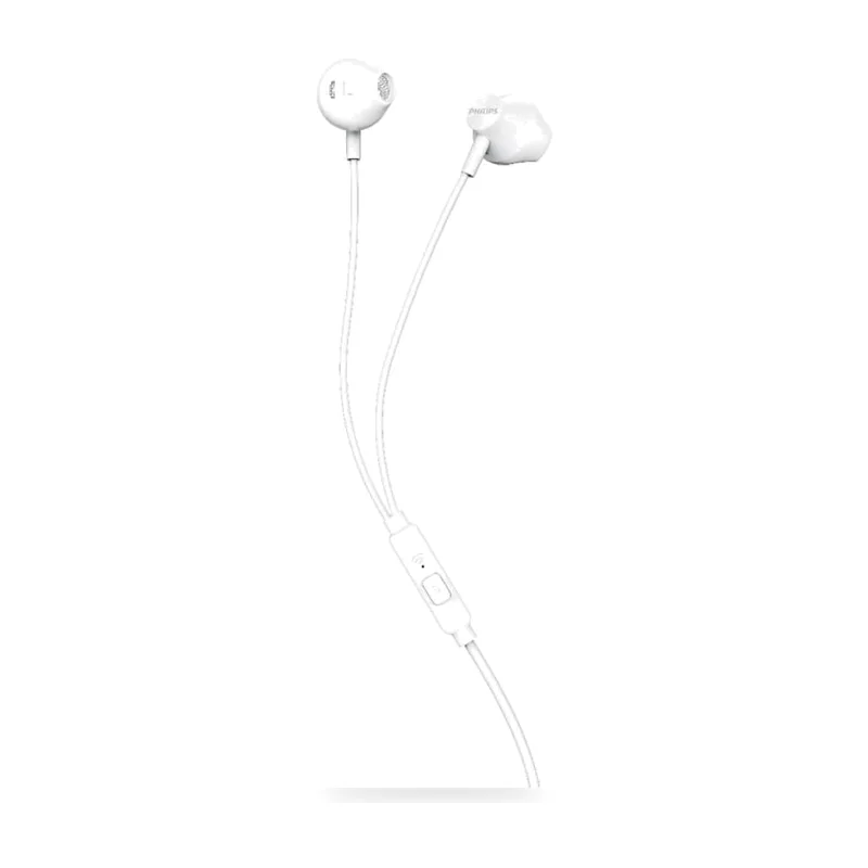 Auriculares Intrauditivos Philips TAUE101/ con Micrófono/ Jack 3.5/ Blancos