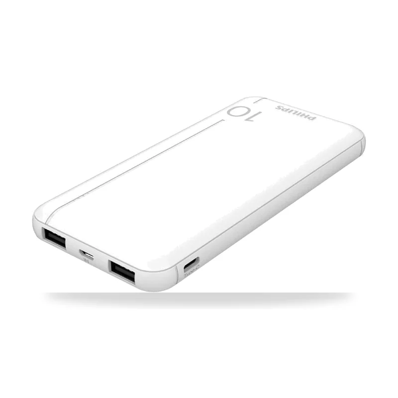 Powerbank 10000mAh Philips DLP1810NW/62/ Blanca