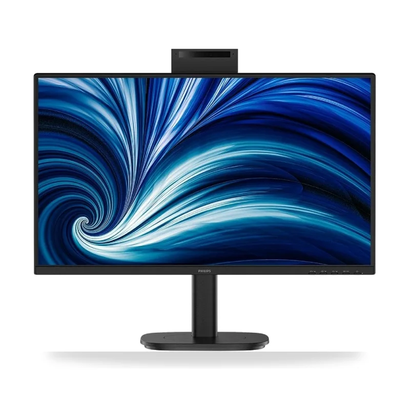 Monitor Profesional Philips 24B2N3200JH 23.8"/ Full HD/ Webcam/ Multimedia/ Regulable en altura/ Negro