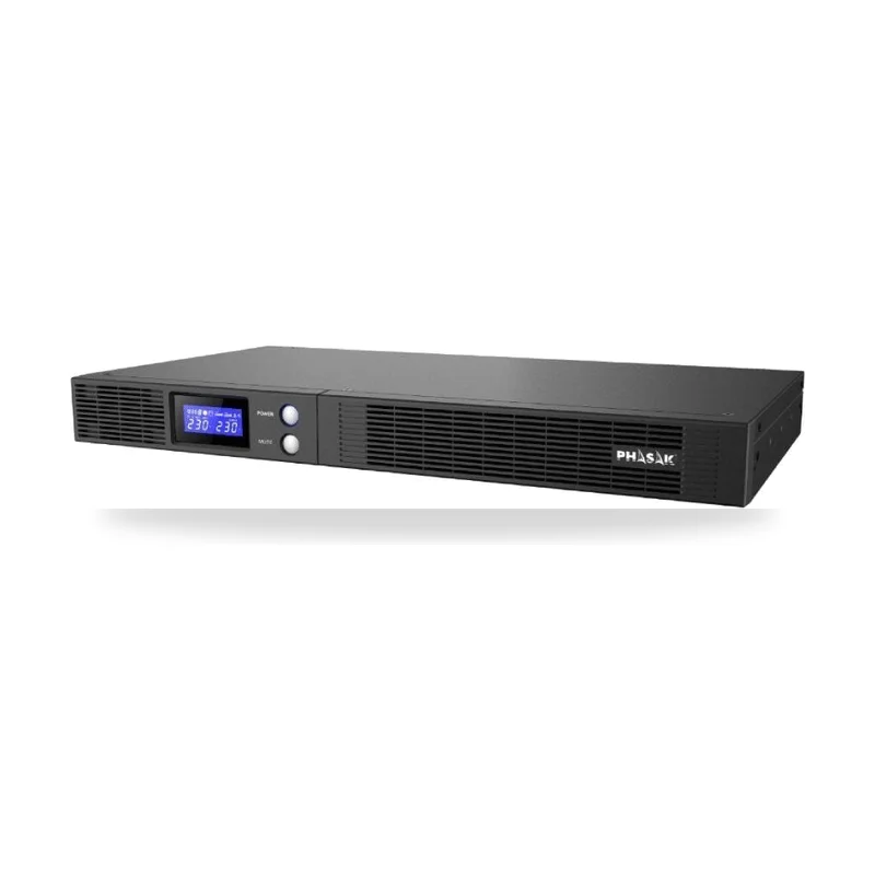 SAI Línea Interactiva Phasak Protekt Slim Rack/ 1500VA-900W/ 4 Salidas/ Formato Rack