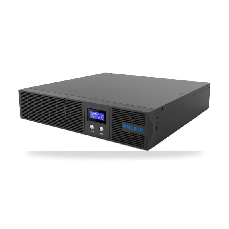 SAI Línea Interactiva Phasak Protekt Rack/ 2160VA-1400W/ 4 Salidas/ Formato Rack