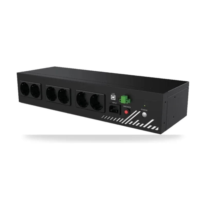SAI Línea Interactiva Phasak Compact/ 800VA-480W/ 8 Salidas/ Formato Rack 2U
