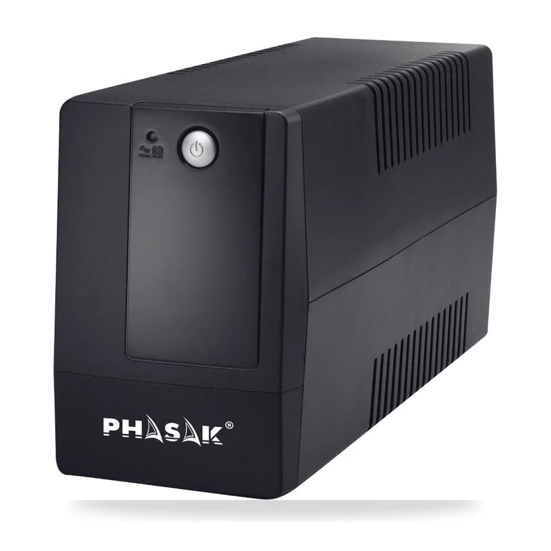 SAI Línea Interactiva Phasak Basic Interactive 800 VA/ 800VA-480W/ 2 Salidas/ Formato Torre