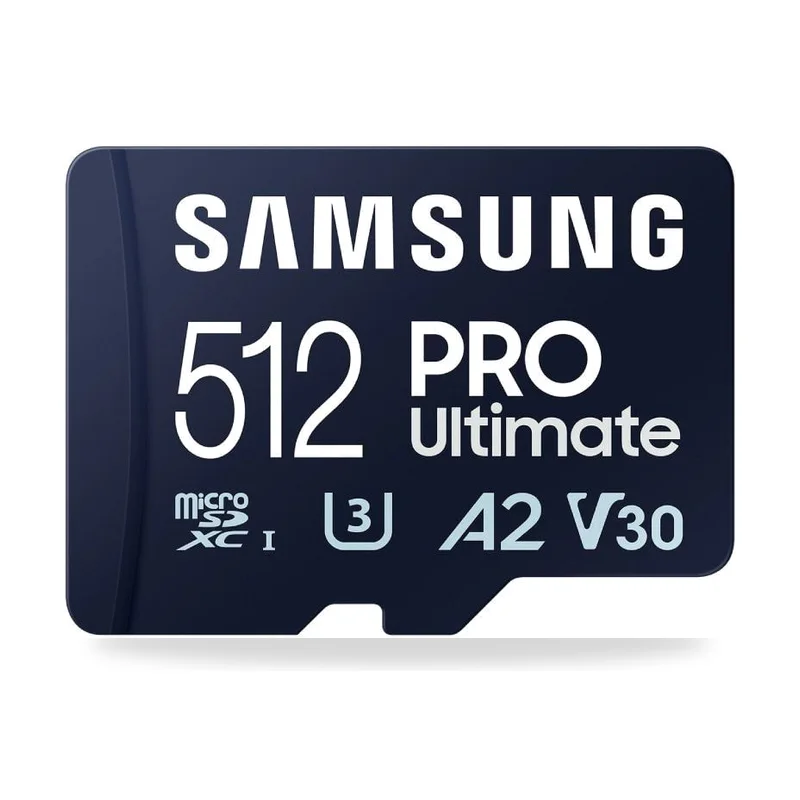 Tarjeta de Memoria Samsung Pro Ultimate 512GB microSD XC con Adaptador/ Clase 10/ 200MBs