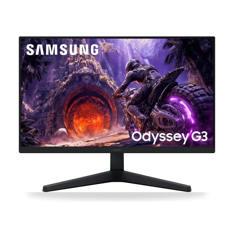 Monitor Gaming Samsung Odyssey G3 S24HG302EU 24"/ Full HD/ 1ms/ 200Hz/ IPS/ Regulable en altura/ Negro
