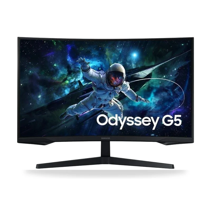 Monitor Gaming Curvo Samsung Odyssey G5 S27CG554EU 27"/ QHD/ 1ms/ 165Hz/ VA/ Negro