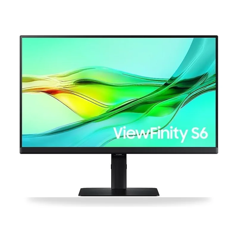 Monitor Profesional Samsung ViewFinity S6 S60UD S27D604UAU 27"/ QHD/ Regulable en Altura/ Negro