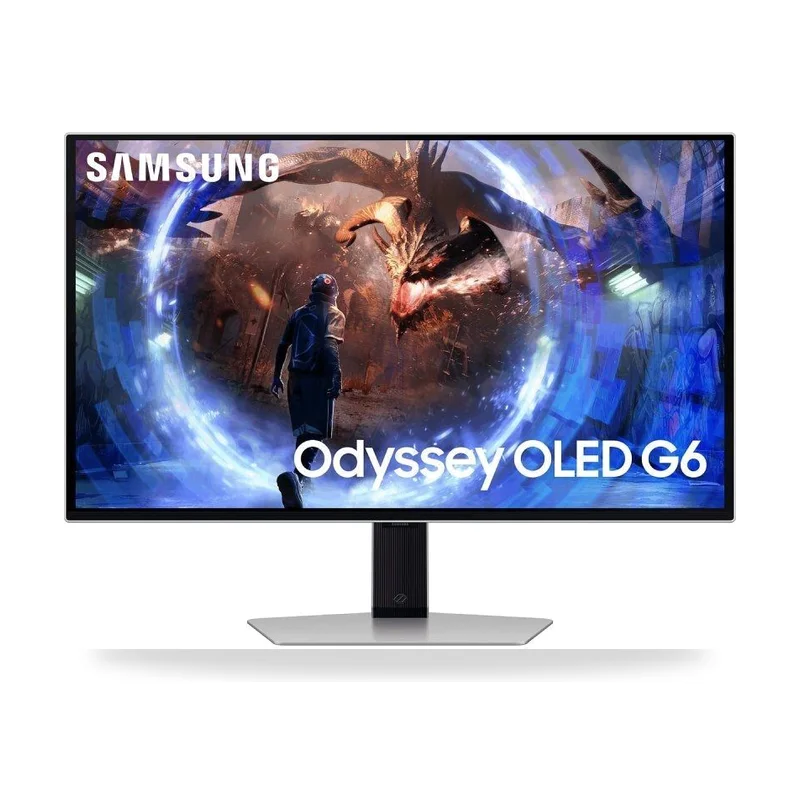 Monitor Gaming Samsung G6 Odyssey OLED S27DG602SU 27"/ QHD/ 0.03ms/ 360Hz/ Regulable en Altura/ Plata
