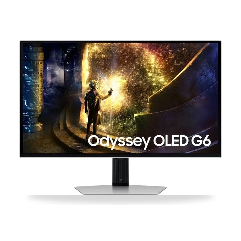 Smart Monitor Gaming Samsung OLED Odyssey G6 S27DG610SU 27"/ QHD/ 0.03ms/ 240Hz/ VA/ Regulable en altura/ Smart TV/ Plata