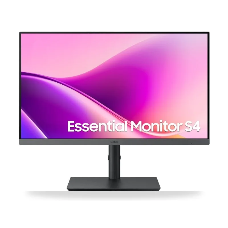 Monitor Profesional Samsung Essential Monitor S4 S43UF S27F434UAU/ 27"/ Full HD/ Regulable en altura/ Negro