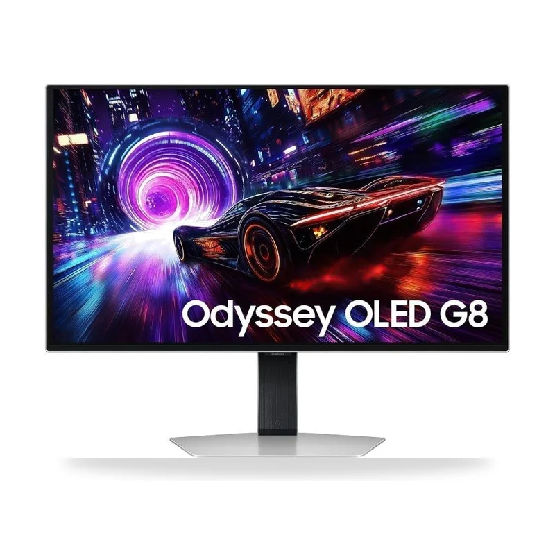 Monitor Gaming Samsung Odyssey OLED G8 G81SF S27FG816SU 27"/ 4K/ 0.03ms/ 240Hz/ QD-OLED/ Regulable en altura/ Plata
