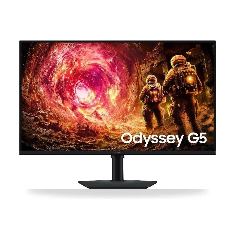 Monitor Gaming Samsung Odyssey G5 S32FG502EU 32"/ QHD/ 1ms/ 180Hz/ IPS/ Regulable en altura/ Negro