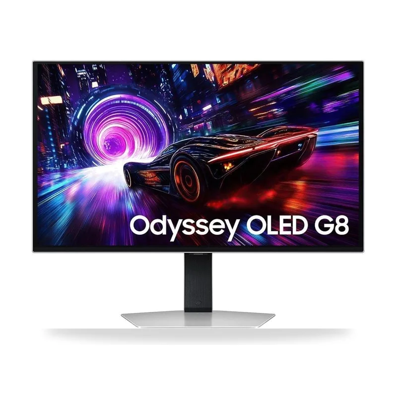 Monitor Gaming Samsung Odyssey OLED G8 G81SF S32FG810SU 32"/ 4K/ 0.03ms/ 240Hz/ QD-OLED/ Multimedia/ Regulable en altura/ Plata