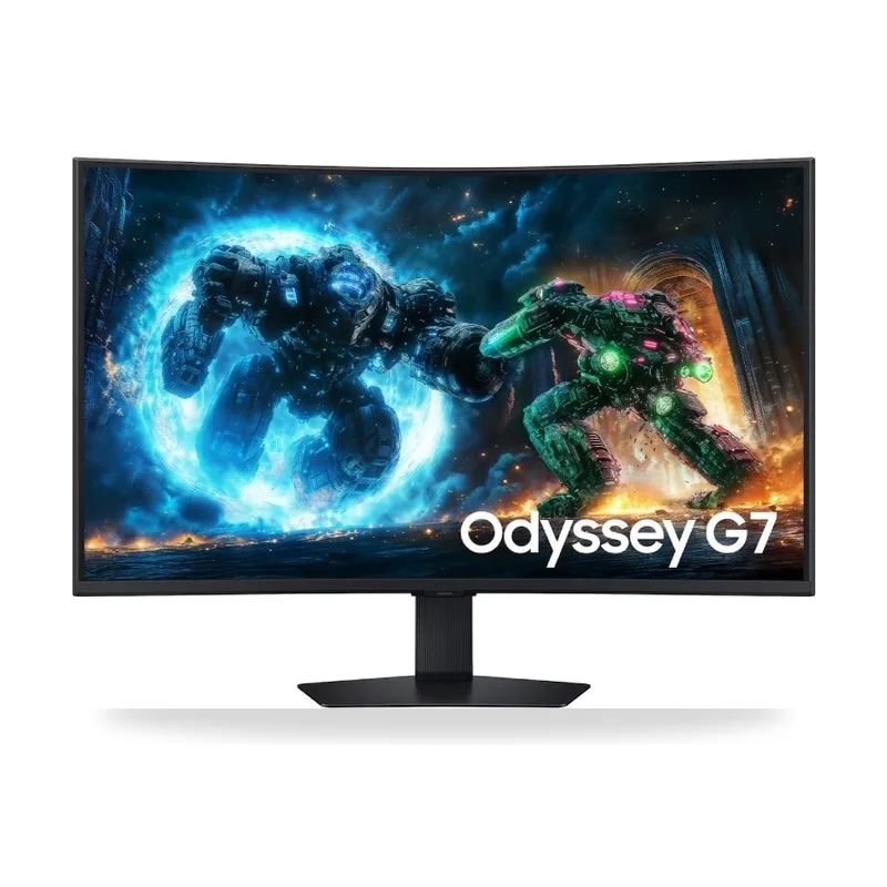 Monitor Gaming Curvo Samsung Odyssey G7 G75F 37"/ 4K/ 1ms/ 165Hz/ VA/ Regulable en altura/ Negro