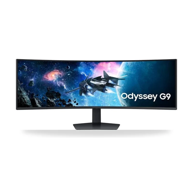 Monitor Gaming Ultrapanorámico Curvo Samsung Odyssey G9 S49CG954EU 49"/ Dual QHD/ 1ms/ 240Hz/ VA/ Regulable en altura/ Negro