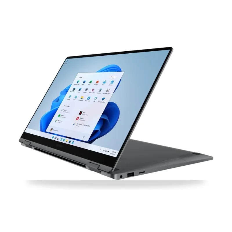 Portátil Convertible Samsung Galaxy Book5 360 Intel Core Ultra 7-256V/ 16GB/ 512GB SSD/ 15.6" Táctil/ Windows 11 Pro