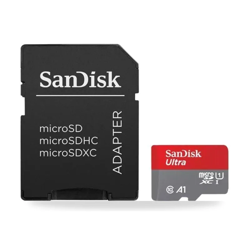 Tarjeta de Memoria SanDisk Ultra 64GB microSD XC con Adaptador/ Clase 10/ 140MBs
