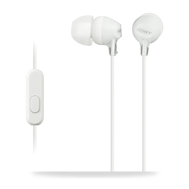 Auriculares Intrauditivos Sony MDR-EX15AP/ con Micrófono/ Jack 3.5/ Blancos