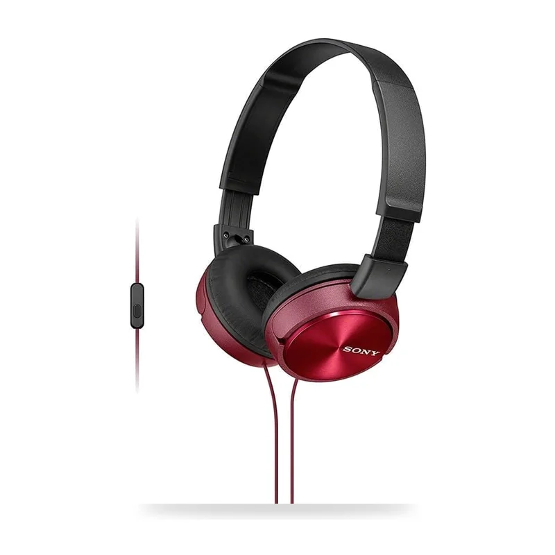 Auriculares Sony MDRZX310APR/ con Micrófono/ Jack 3.5/ Rojos