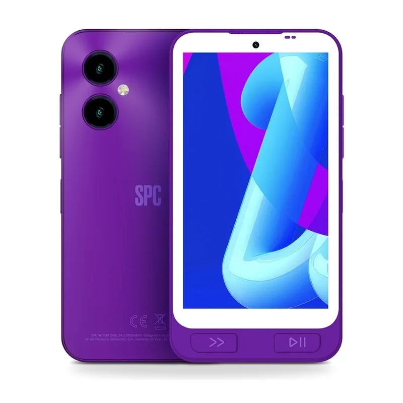 Smartphone SPC Wuum One 4GB/ 64GB/ 5"/ Púrpura
