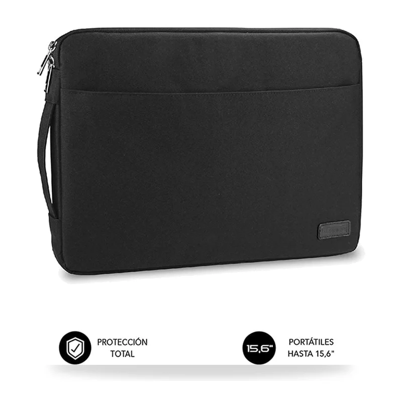 Funda Subblim Urban Laptop Sleeve para Portátiles hasta 15.6"/ Negra