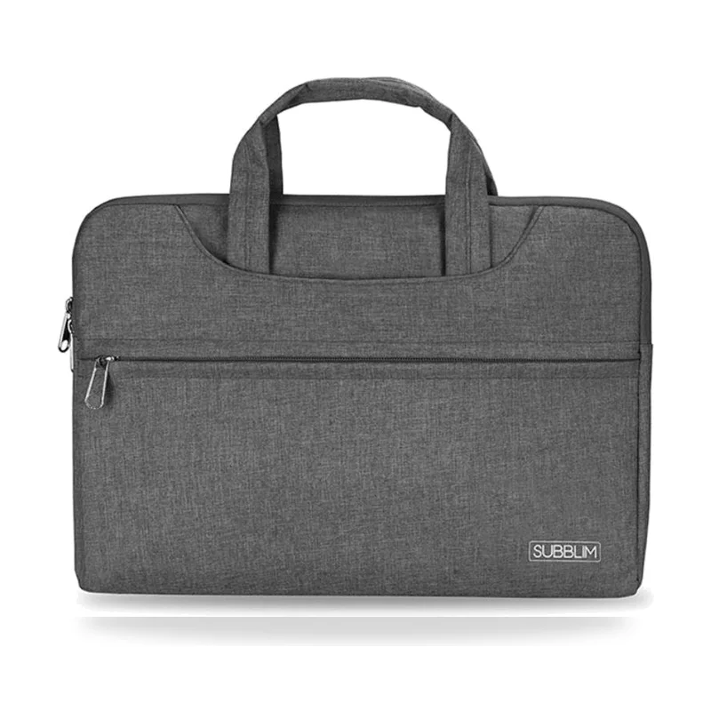 Maletín Subblim Business Laptop Sleeve para Portátiles hasta 15.6"/ Cinta para Trolley/ Gris