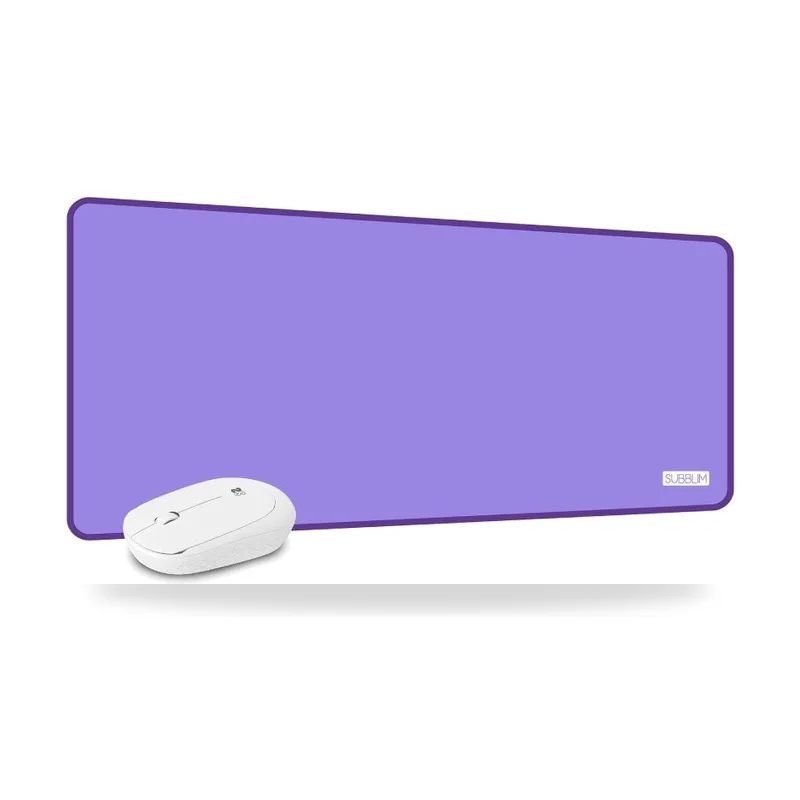 Set Ratón Inalámbrico y Alfombrilla Subblim Harmony Purple/ Hasta 1200 DPI